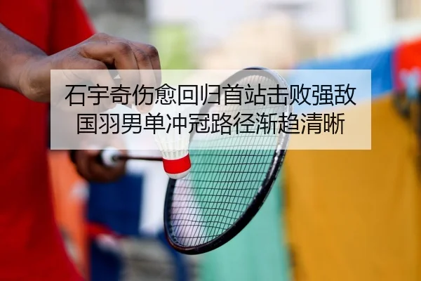 石宇奇伤愈回归首站击败强敌 国羽男单冲冠路径渐趋清晰